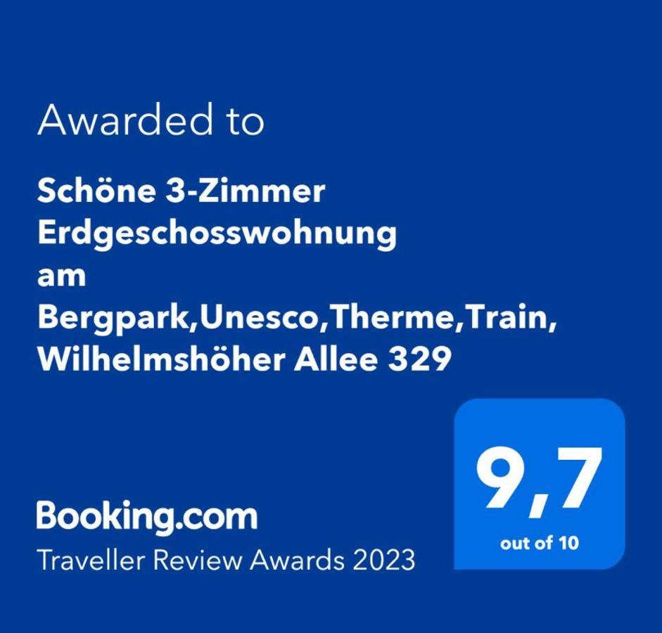 Schoene 3-Zimmer Erdgeschosswohnung Am Bergpark,Unesco,Therme,Train, Wilhelmshoeher Allee 329 Кассель Экстерьер фото